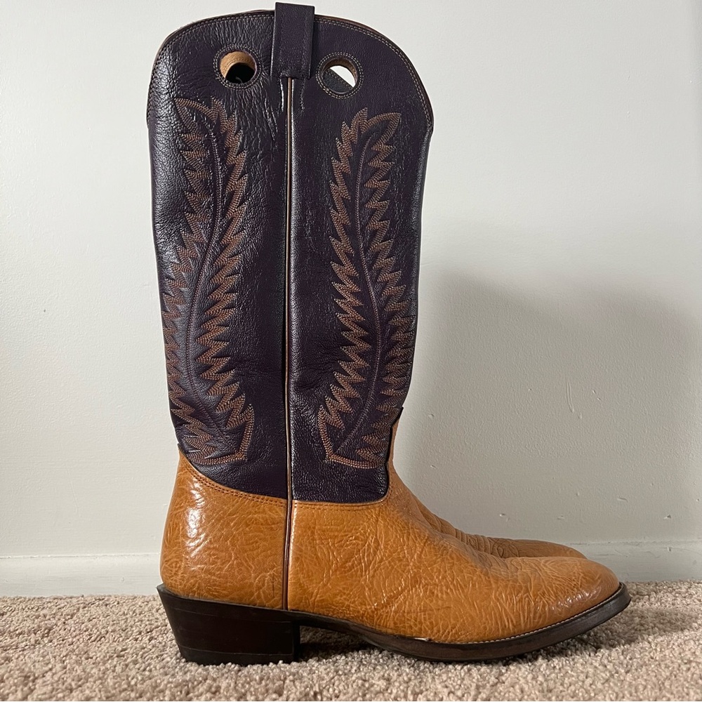 Nocona Brown and Black Cowboy Boots